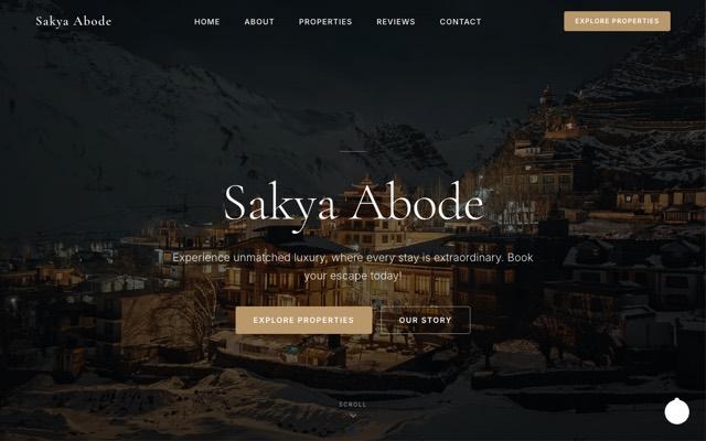 Sakya Abode, Website